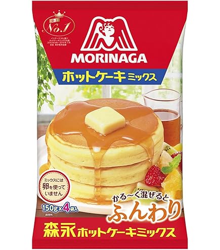 Amazon | 森永製菓 ホットケーキミックス 300g(150g×2袋)×24箱入