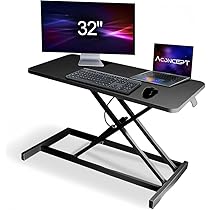 Amazon | TechPeak スタンディングデスク 卓上 天板サイズ95