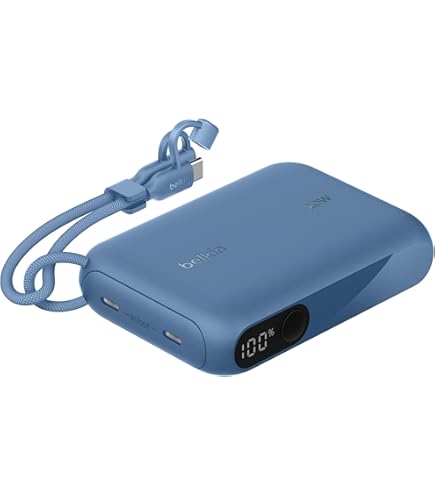 Amazon | Belkin BoostCharge モバイルバッテリー ディズプレイ