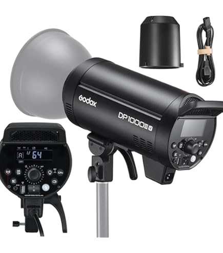 Amazon | Godox DP800III-V ストロボ フラッシュ 800Ws 0.1-1 秒の 