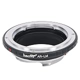 Haoge レンズマウントアダプター コニカARレンズからLeica M LMマウントカメラ用 M240、M240P、M262、M3、M2、M1、M4、M5、M6、MP、M7、M8、M9、M9-M9-P、Mモノクロ、M-E、M、MM-P、M10、M-Aなど。