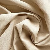 [PHATHiNG] コットンリネン 生地 (160×100cm) DIY 手芸 綿麻 (アイボリー)