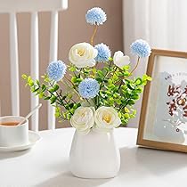 油壺　一輪挿し　花入　フラワーベース　花瓶　希少 Amazon.co.jp: 花瓶 白 一輪挿し花瓶陶器 フラワーベース fukuka