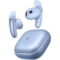 Anker Soundcore ワイヤレスイヤホン　スカイブルー 完全ワイヤレスイヤホン Anker Soundcore Liberty 4 Pro スカイブルー