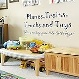 Boy Wall Decals - Planes Trains Trucks and Toys Nothing Quite Like Little Boys Vinyl Wall Decal Quot