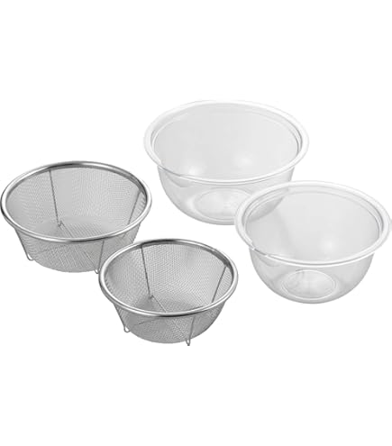 ヨシカワ 郷技 ステンレスボウル・メッシュボウルセット 6pcs Amazon｜郷技 ステンレスボウル・メッシュボウルセット6P（15・18