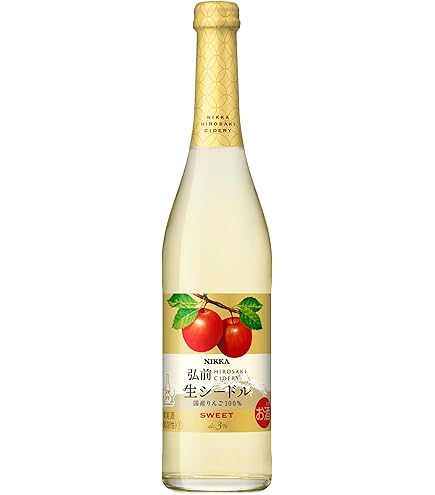 Amazon.co.jp: ニッカ弘前 Nikka 生シードル ドライ500ml 瓶 アサヒ