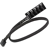 Amazon Co Jp Focentto ファン 電源 ケーブル Pc ケース マザーボード 4ピン と 3ピン ファン 用 4ピン 1 5分岐 Pwm 延長ケーブル コンピューター Atx 冷却ファン 用 電源 延長 ケーブル コ ド 約34cm 黒 パソコン 周辺機器