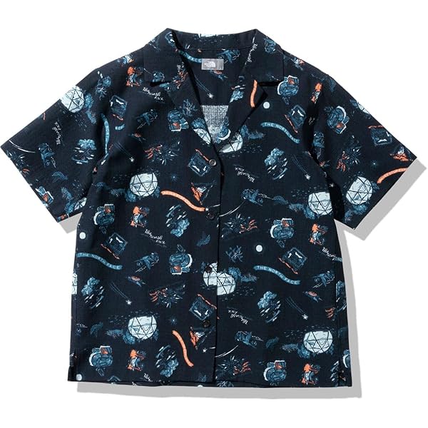Amazon | [THE NORTH FACE] S/S Aloha Vent Shirt Pプランツグラベル S