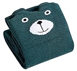 Nice Days（ナイス　ディズ）　女の子ニーハイソックス　可愛いクマちゃん 　3Dアニマル靴下 ソックス　 (グリーンクマ)