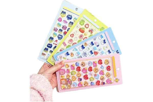 たまごっち ボンボン シール ドロップ 4枚セット まめっち めめっち くちばっち グッズ 3D立体 ステッカー 可愛い キラキラ デコシール 子供 貼り付け DIY用 手帳用 プレゼント (4枚セットA) [並行輸入品]