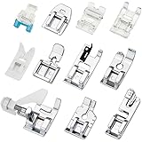 COOLBOTANG ミシン押さえ 11点セットアタッチメント 多機能 家庭用ミシン専用 実用縫い押さえ足