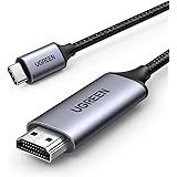 UGREEN USB Type C HDMI 変換ケーブル 1.5M 4K@60Hz USB C HDMI 変換 【単方向通信】【DP Altモードを含むUSB-Cだけ対応】Thunderbolt 3/4 MacBook/MacBook Air/Ma