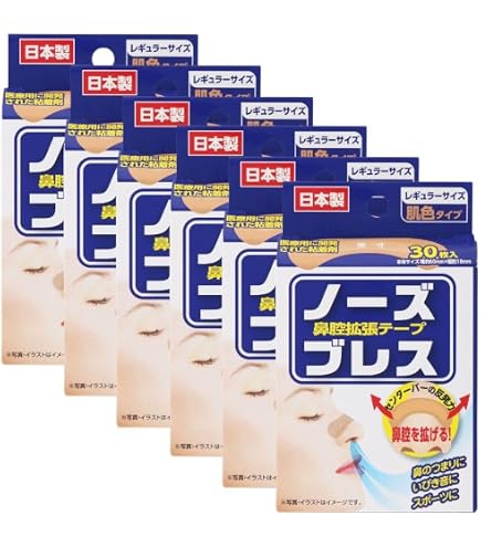 Amazon | 奥田薬品 鼻腔拡張テープ ノーズブレス レギュラー 30枚入