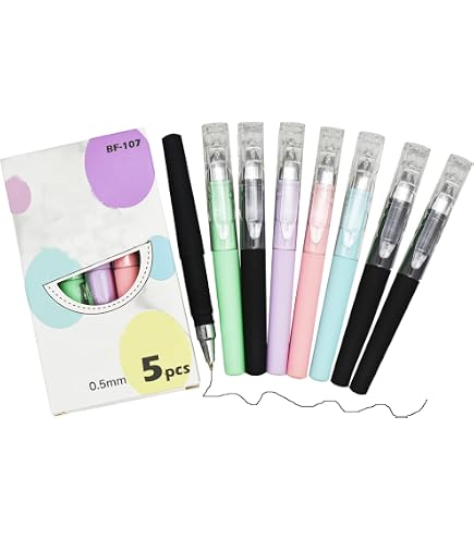 Maydahui 30 Mini-Gelstifte – Kurz & Dick, 0,5 Mm, Schwarze Tinte, Für Notizbuch & Büro