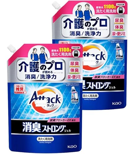 Amazon | 【4本】 アタック 消臭ストロングジェル 洗濯用洗剤 業務用 Amazon | 【4本】 アタック 消臭ストロングジェル 洗濯用洗剤 業務用