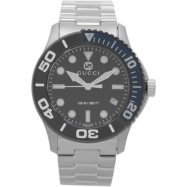 Amazon.co.jp: [グッチ] 腕時計 メンズ GUCCI YA136311 ブラック