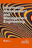 Image de Information Management and Management Engineering (Wit Transactions on Engineering Sciences)