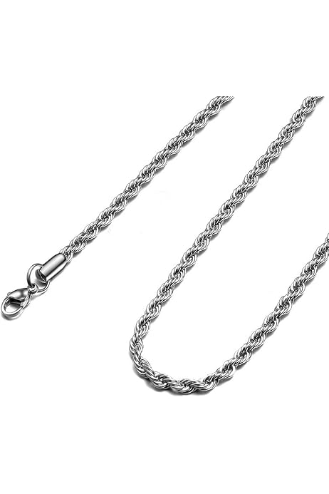 Stainless Steel Mariner Chain Necklace 