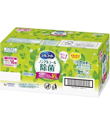 Amazon.co.jp: シルコット ノンアルコール除菌ウェットティッシュ 詰替