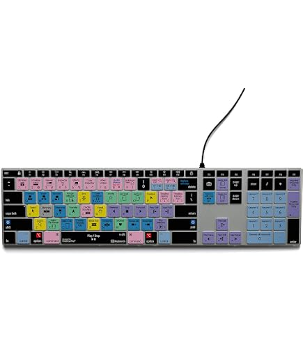 Amazon | Logickeyboard for Blender 3D - PC Astra 2 Keyboard - LKB