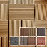 ウッドデッキパネル 人工木 【ナチュラル】 20枚セット (Cタイプ)