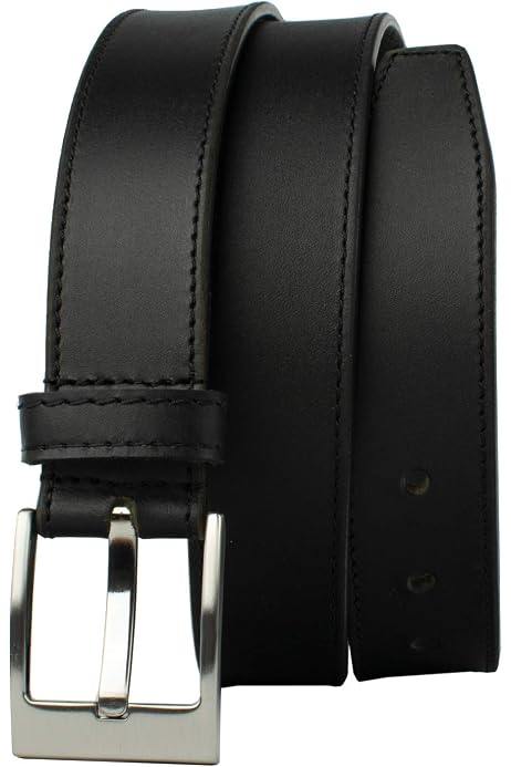 Top Grain Leather Belt with Nickel Free 