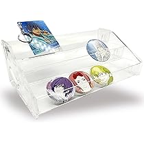 奥田いろはグッズ フラッグ、タオル、PCケース、アクリルスタンド、缶バッジ等 アクリル本舗 缶バッジ ディスプレイスタンド 棚 収納 アクスタ