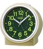 Amazon.co.jp: セイコー クロック 目覚まし時計 電波 アナログ 薄金色