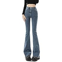 Amazon | [VYOOU] デニム フレアパンツ レディース ジーンズ