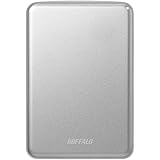 BUFFALO USB3.1(Gen.1)対応 アルミ素材&薄型ポータブルHDD 1TB シルバー HD-PUS1.0U3-SVD
