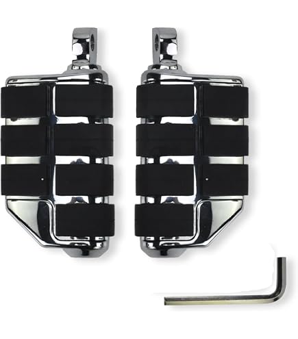 Amazon | HDBUBALUS オートバイ 10mm 汎用 フットペグ フットペダル