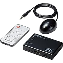エレコム HDMI切替器／4K60Hz対応／4ポート／専用リモコン付 61WciOn5nlL._AC_UL210_SR210,