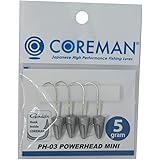 COREMAN(コアマン) ジグヘッド PH-03 パワーヘッドミニ 5g #001 アンペイント