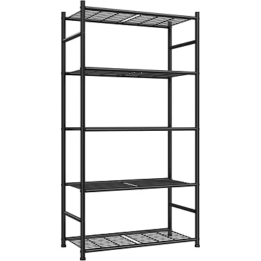 スチール製オープンシェルフ 46x61x150cm Amazon.co.jp 最新リリース: オープンシェルフ・ラック の新着