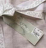 Peacock Alley Safari Baby Coverlet / Swaddlingブランケット100 %コットンTan withホワイトグラフィックス