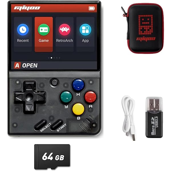 Amazon.co.jp: Miyoo mini V4 ポータブルゲーム機 Linuxシステム 2.8