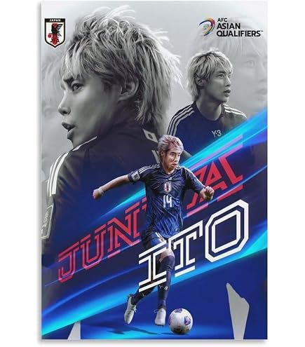 Amazon.co.jp: 伊東純也 サッカー日本代表 ポスター（2） アートパネル