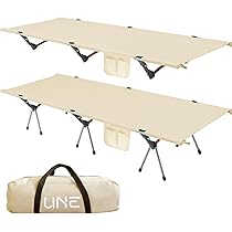 UNE コット キャンプコット 2way 高密度1000D アウトドアベッド 枕 Amazon.co.jp: UNE コット キャンプコット 2way 高密度1000D