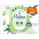 エリエール Puana(ピュアナ) 【無添加】 ウエットティシュー 除菌ノンアルコールタイプ つめかえ用 141枚(47枚×3P)