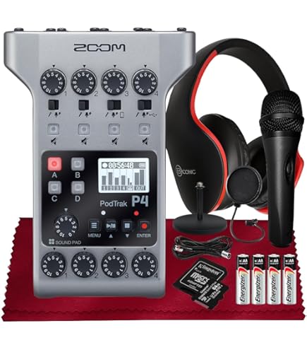 Amazon | Zoom LiveTrak L-8 Podcast Recorder, Battery Powered