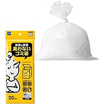 Amazon.co.jp: 宇部フィルム 防臭袋 消臭袋 臭わないゴミ袋 乳白 M 30