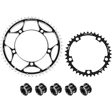 ロード用チェーンリング Amazon | Stone 110bcd ダブルサークルチェーンリング Shimano 105