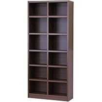 Amazon｜クロシオ 強化棚シェルフ 強化棚板 国産本棚 80-180 ブラウン