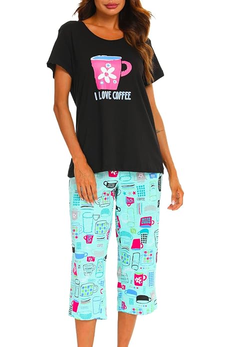 Cute Cat Sleepwear Pajama Sleep Set 