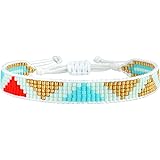 KELITCH Pearl Sead Beaded Wax rope Charm Wrap Bracelets Handmade Friendship New Women Jewelry