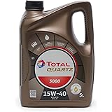TOTAL(トタル) QUARTZ 5000 (クォーツ) 15W-40エンジンオイル 5L [並行輸入品]