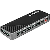 upHere ファンハブ 7ポート PWM対応 Sata電源入力 4ピンおよび3ピンファン用Fan Hub【FH07】