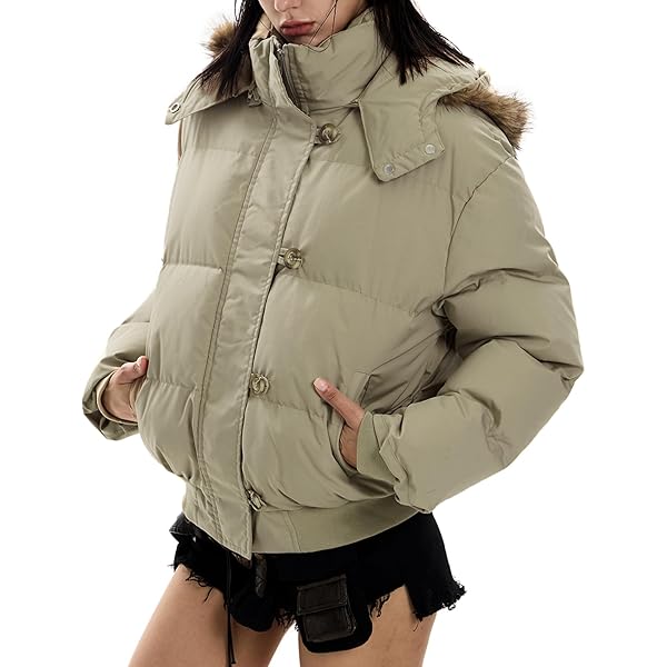 Amazon | [エモダ] シェイプパフダウンブルゾン ダウンジャケット