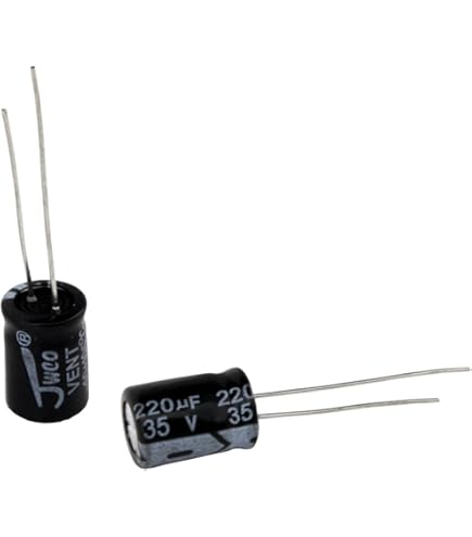 Amazon | ニチコン アルミ電解コンデンサ 100μF 35V dc UVK1V101MED 5